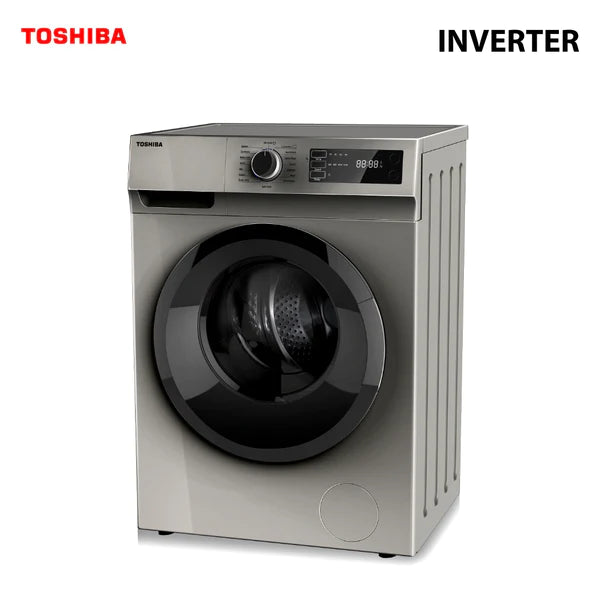 TOSHIBA 8KG FRONTLOAD WASHING MACHINE SILVER TW-BJ90S2GH (SK)