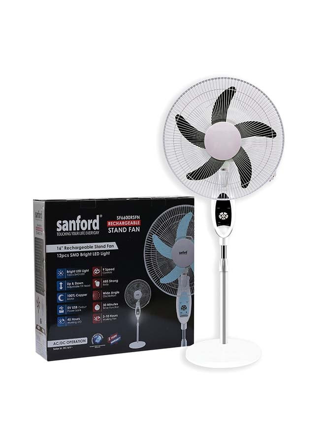 Sanford 18 inches Rechargeable Fan SF6600RSFNA