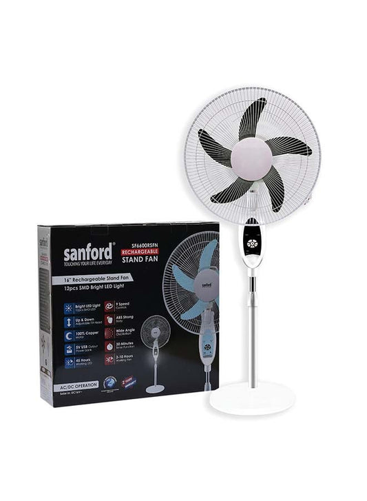 Sanford 18 inches Rechargeable Fan SF6600RSFNA