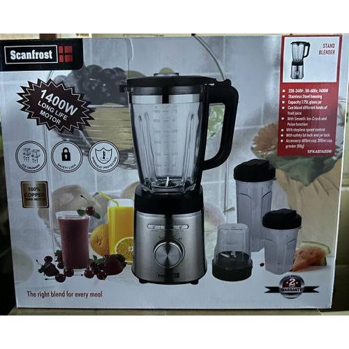 Scanfrost SFKAB1400 Watt Smoothie Maker,Ice Crusher And Pulse Function