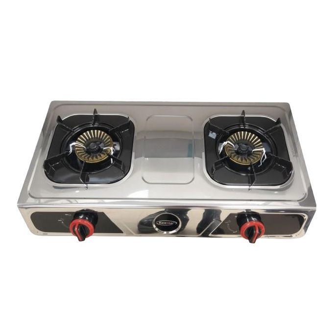 Kenstar 2-Burner Stainless Steel Tabletop Gas Cooker, KS-TTC205SSI