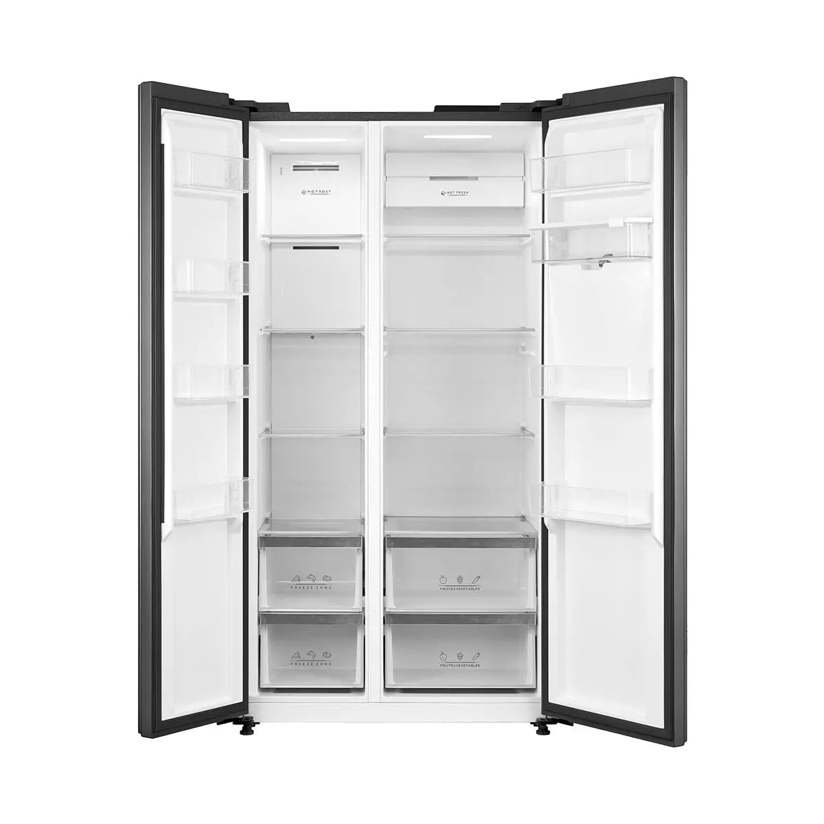 Midea 460L Side-by-Side Inverter Refrigerator, MDRS790FGF46