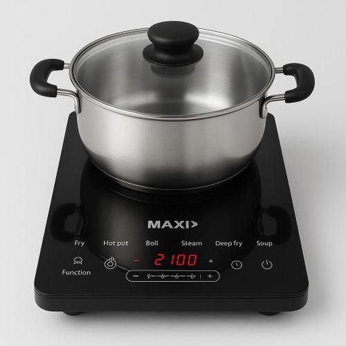 Maxi Induction Cooker with pot 2100W C21-WT2103C