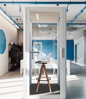 Actiu Aluminium Feet with Levelling And Castors QYOS 100 QY1100A08M00IP211UK01M00