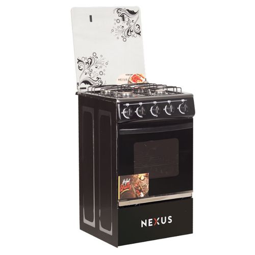 Nexus GAS COOKER BLACK GCCR-NX-5055B(4+0)
