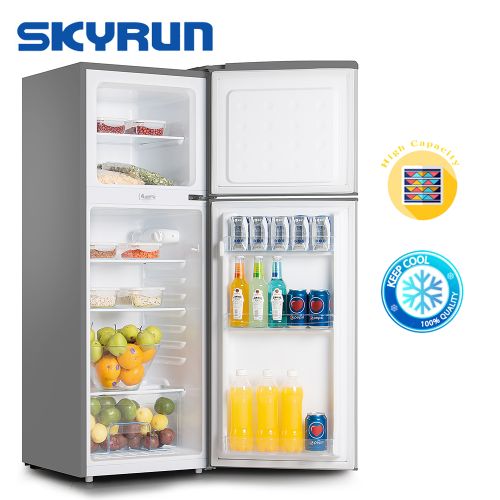 Skyrun 138-Litres Double Door Top Freezer Refrigerator BCD-138HC