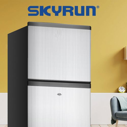 Skyrun 138-Litres Double Door Top Freezer Refrigerator BCD-138K