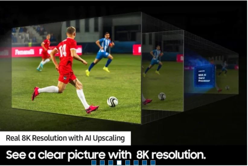 Samsung 85 NEO QLED 8K Smart TV, Quantum Matrix Technology Pro, Neo Quantum HDR 8K Pro QA85QN85DBUMTE