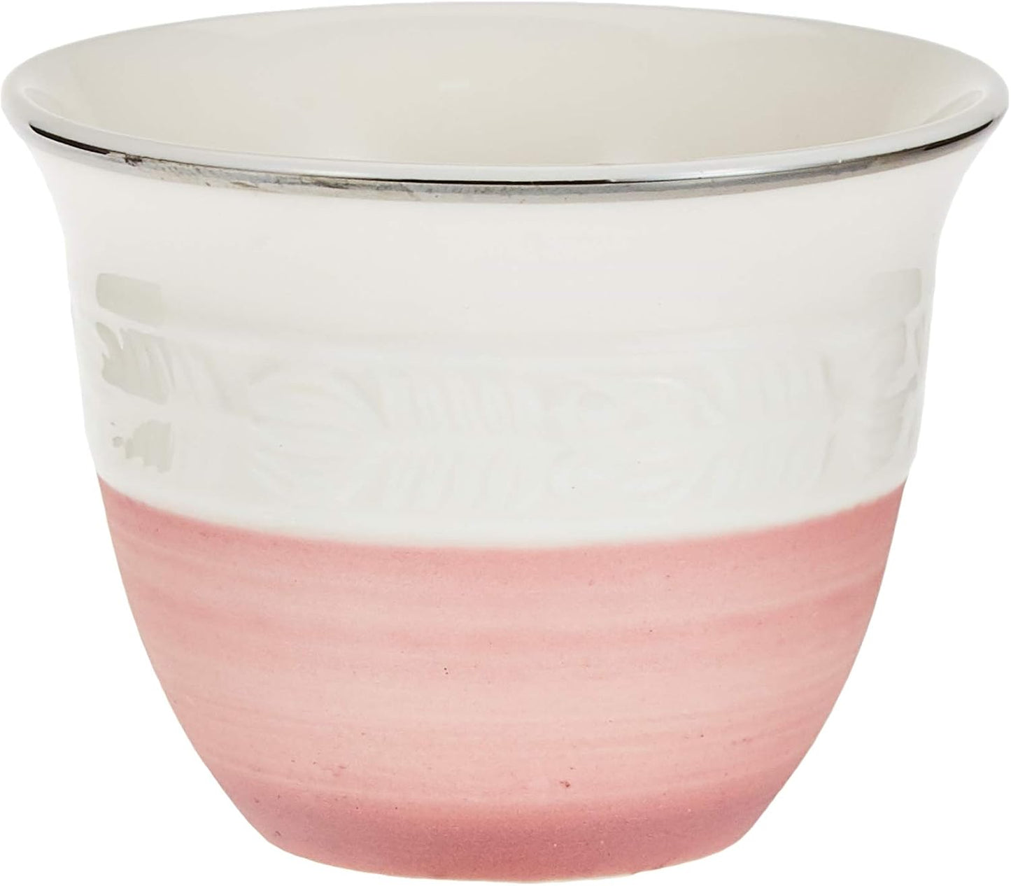 Flamingo 12 Pieces Arabic Coffee Cup Set Pink/White FL8157ACC