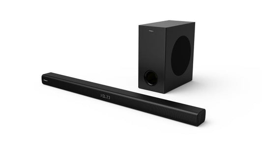 Hisense 2.1ch 200W Soundbar Wall Mountable with wireless Subwoofer AUD 218