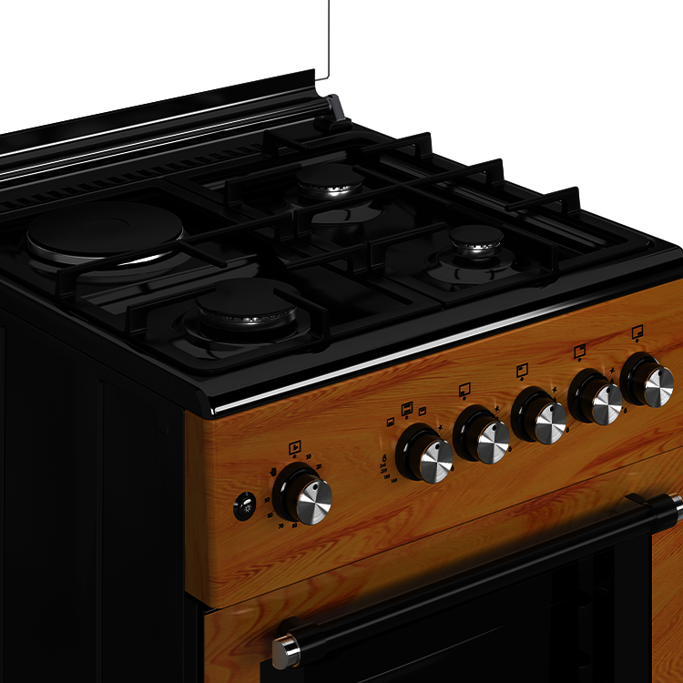 Maxi 60*60 (3+1) Burner Gas Cooker IGL Wood TR