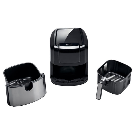 Hisense H06AFBS1S3 6.3L Air Fryer - Touch Control with LCD Display & Dual Basket