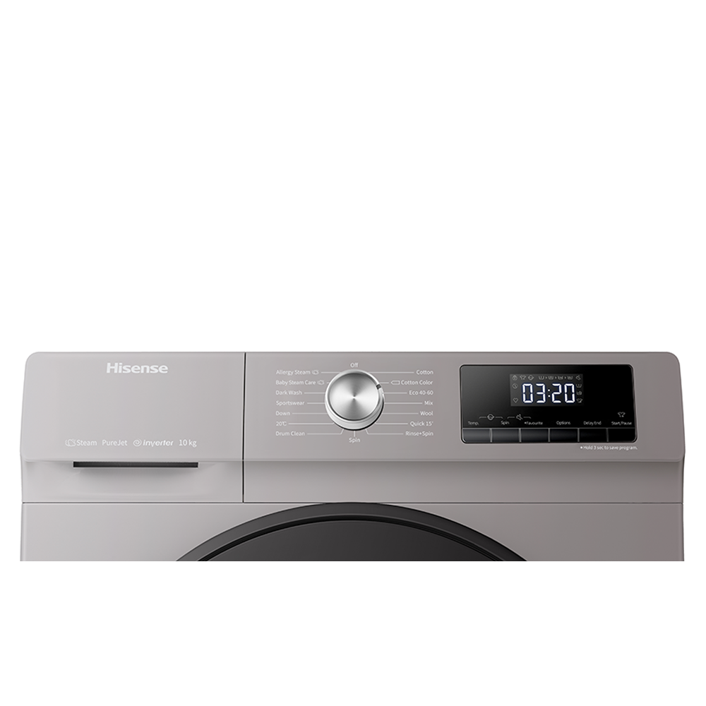 Hisense WM 1043BT-WD3Q 10kg /6kg Front Load Washer (10 KG) and Dryer (6 KG) Washing Machine WD3Q1043BT