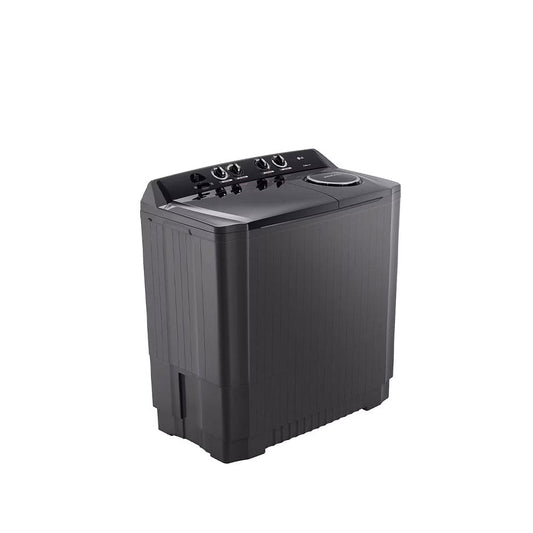 Lg 15kg Twin Tub Top Loader Washing Machine Black WM 1561