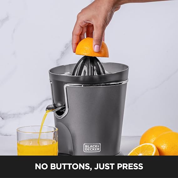 BLACK+DECKER Premium Stainless Steel Citrus Juicer SSCJ165-B5