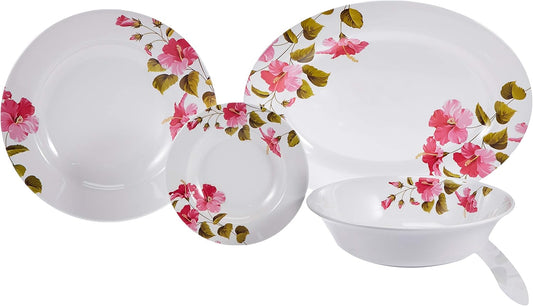 Flamingo Melamine Dinnerware Set, Multi-Colour, FL9306MWST, 20 Pieces