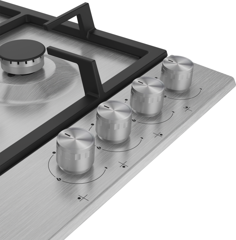 BEKO BUILT-IN 3 GAS + 1 WOK ON STAINLESS STEEL HQAW64225 SX 60CM