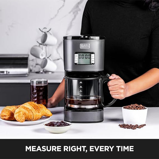 BLACK+DECKER Premium 12 Cup Stainless Steel Coffee Maker SSCM125-B5