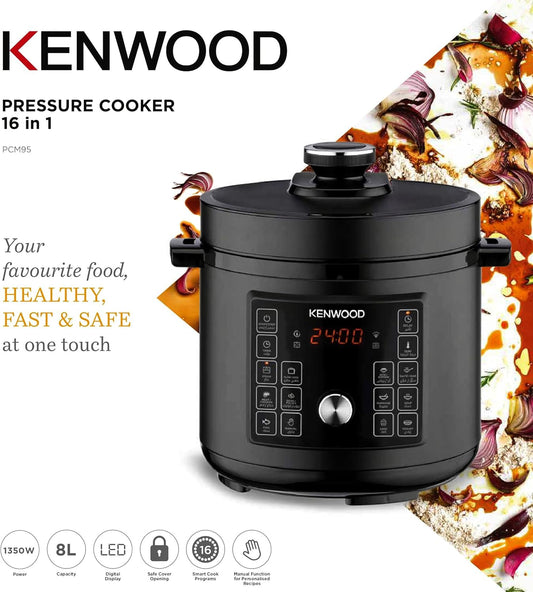 KENWOOD 8 Liters MULTI COOKER PCM95.000BK GCC