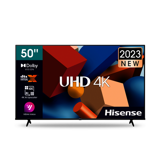 Hisense 50 Inch A6K Series UHD 4K Smart TV - 50A6k