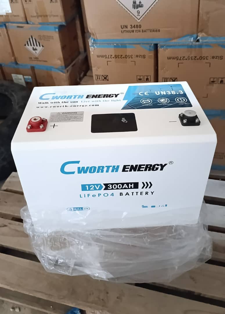 Cworth Energy Lithium Tubular Battery 300AH 12V