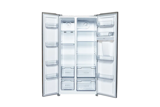 Admiral 660L No Frost Side-by-Side Refrigerator with Water Dispenser Silver, ADF660SS