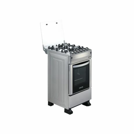 Bruhm 50x60 4 Burner Gas Cooker Stainless steel and double glass oven BGC-5640SS