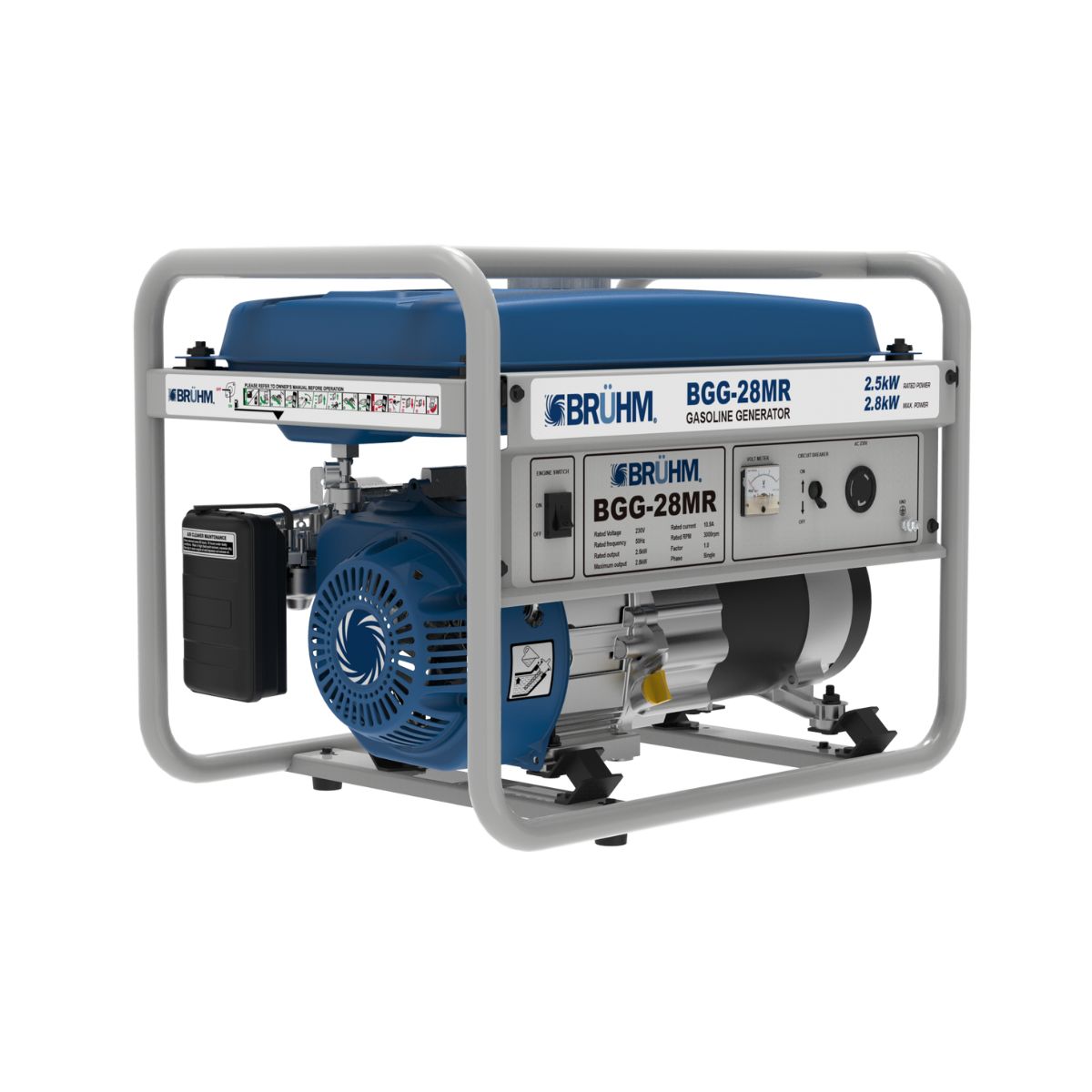 Bruhm 2.8KW Gasoline Generator (Manual) BGG-28MR