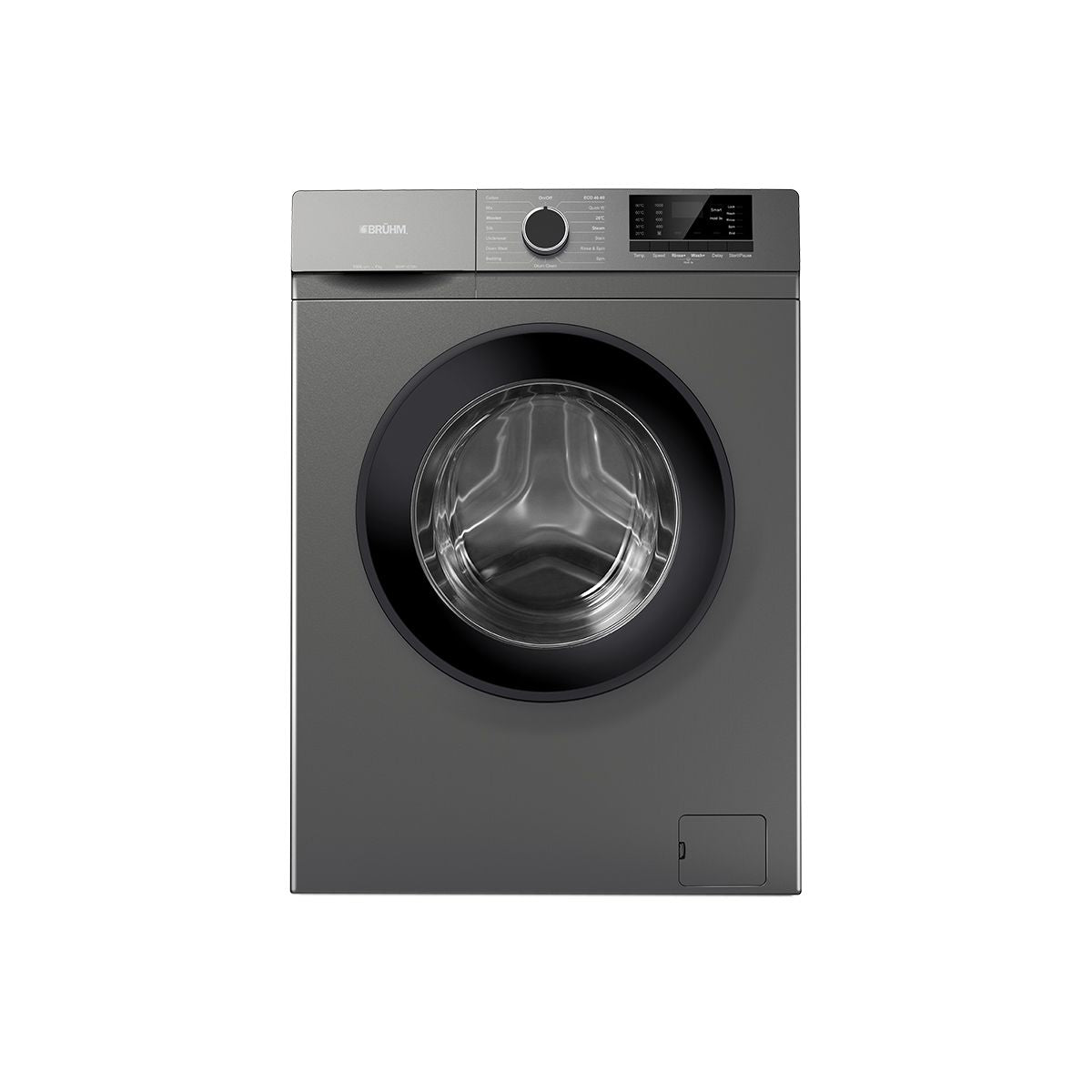 Bruhm 7 KG Front Load Washer – Dark Silver BWF-070H