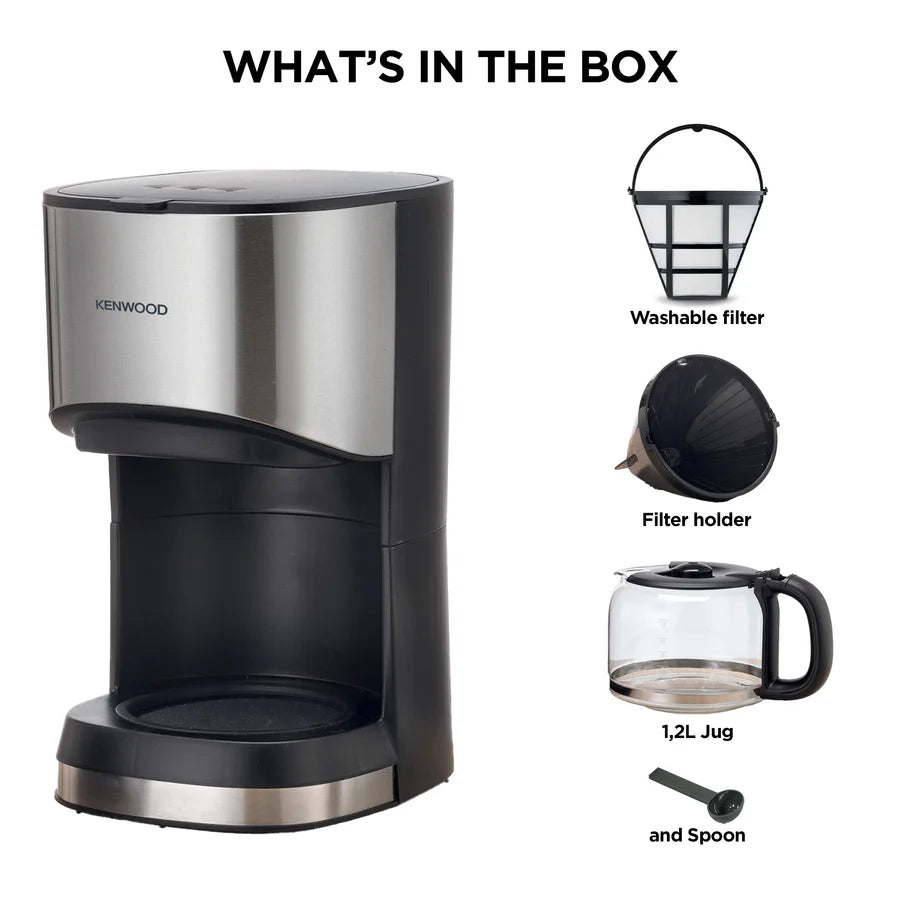 Kenwood - Drip Coffee Machine 10 Cup - CMM10.000BM