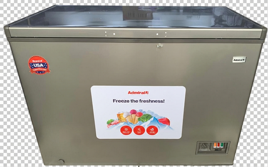 Admiral 350L Chest Freezer Silver Tropical Lock Key Lamp, ADCF350