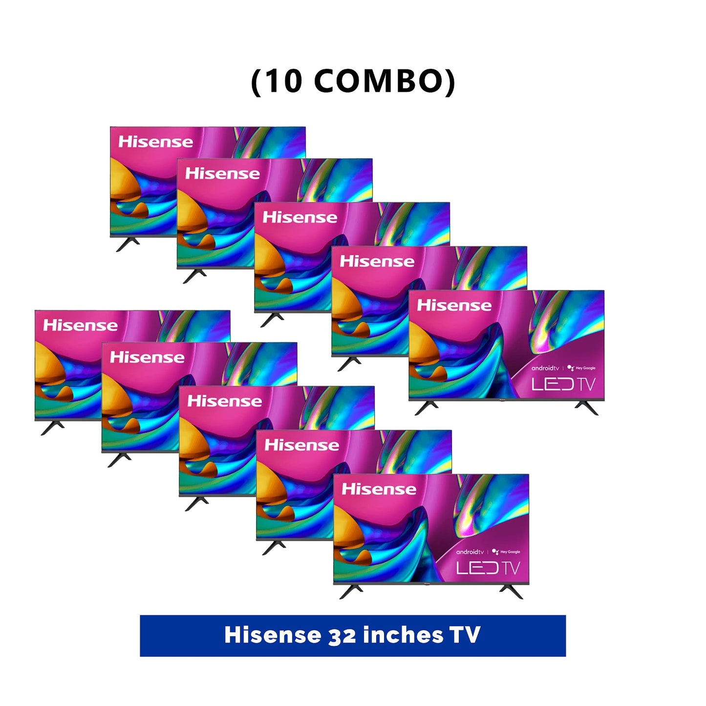 10 UNIT COMBO HISENSE 32 Inches LED SMART TV 32A4K with Free wall bracket Save ₦75,600! 😱🛒 on this Deal