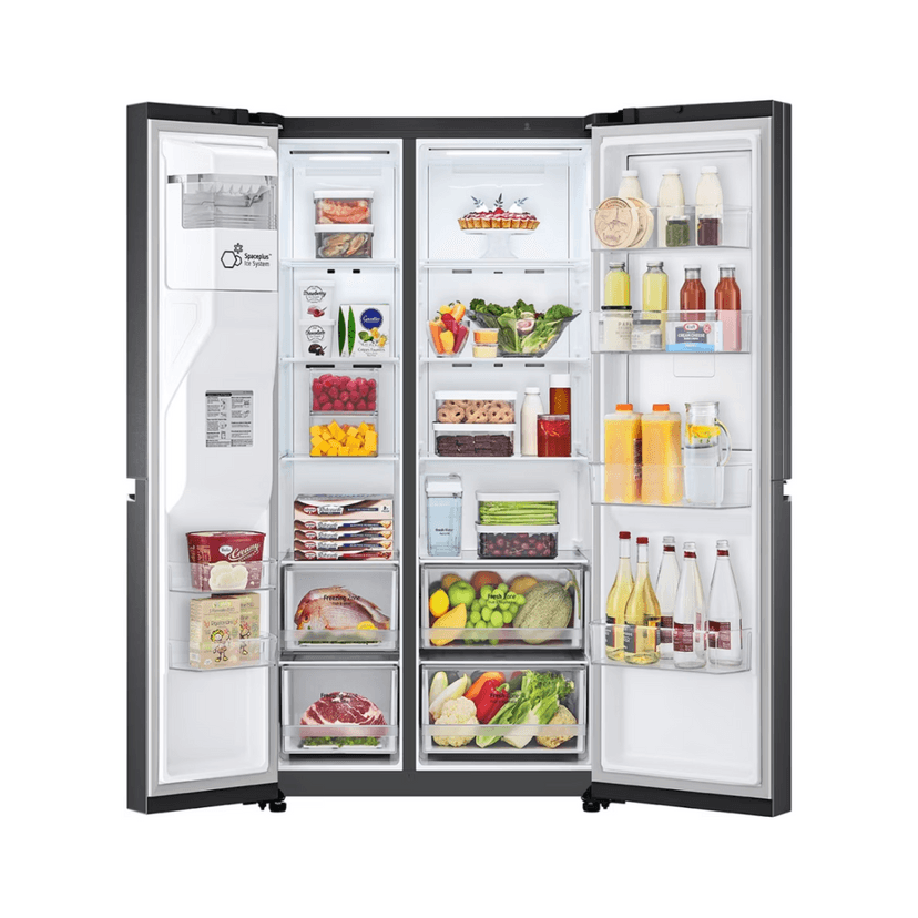 LG 694L Side-by-Side Refrigerator with ice/Water Dispenser REF 257FQKW-J