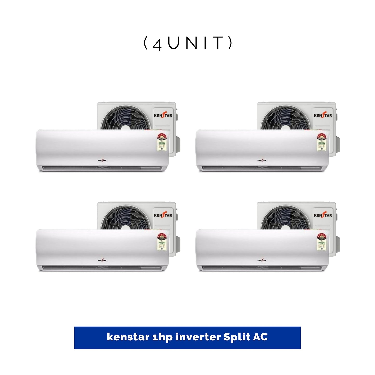 4 UNIT COMBO Kenstar 1hp Split Inverter Air Conditioner KS-9VJN/MNV. Save β¦94,560! π±π on this Deal