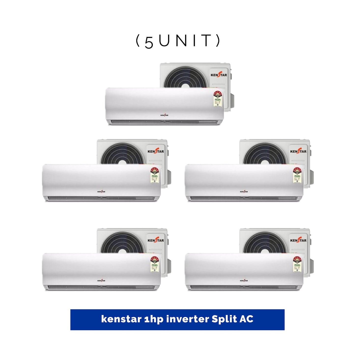 5 UNIT COMBO Kenstar 1hp Split Inverter Air Conditioner KS-9VJN/MNV. Save β¦118,200! π±π on this Deal
