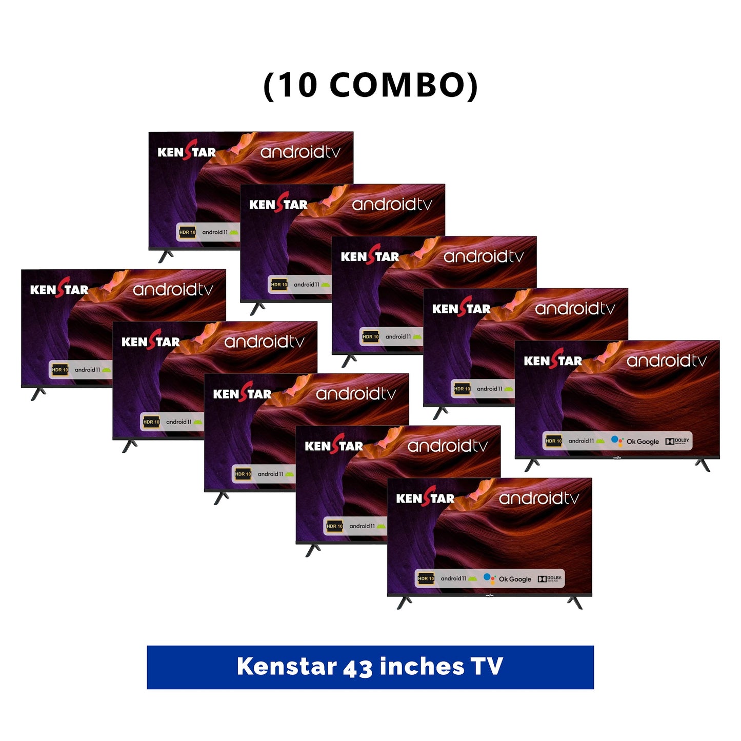 10 UNIT COMBO Kenstar 43 inches Andriod smart Tv KS-TV43FV5000A Save β¦52,000! π±π on this Deal