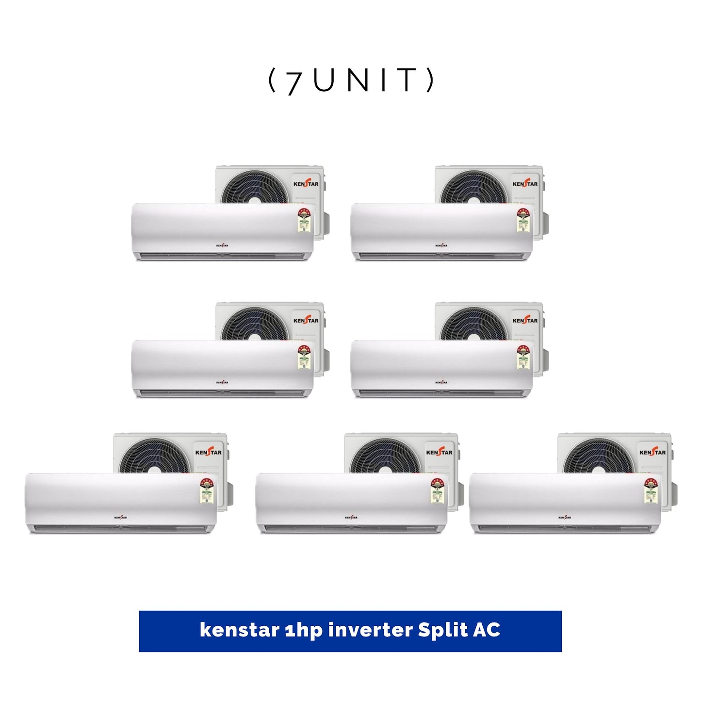 7 UNIT COMBO Kenstar 1hp Split Inverter Air Conditioner KS-9VJN/MNV. Save β¦165,480! π±π on this Deal