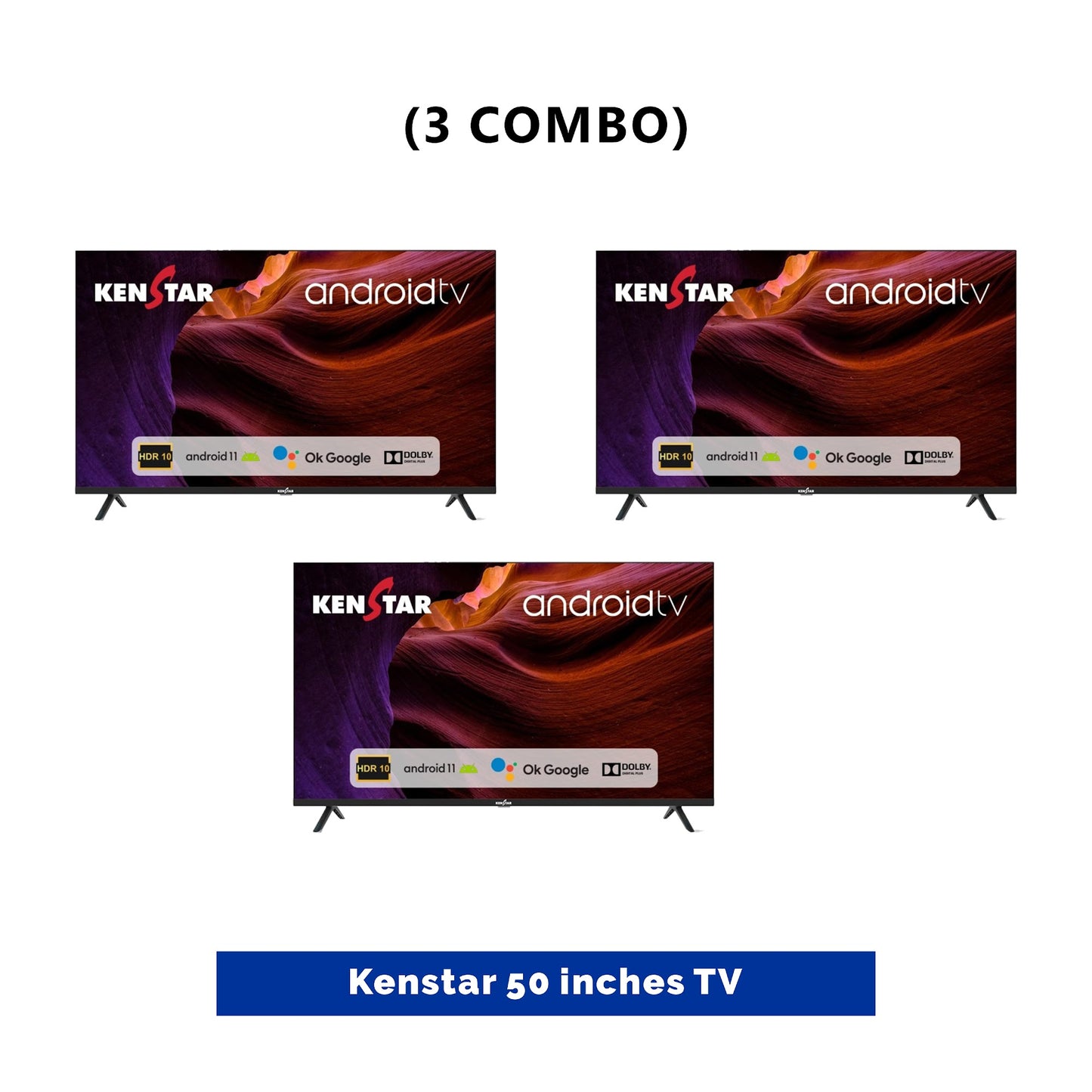3 UNIT COMBO Kenstar 50 Inches Smart Tv KS-TV50UV5000A - Powered by VIDAA Save β¦44,400! π±π on this Deal