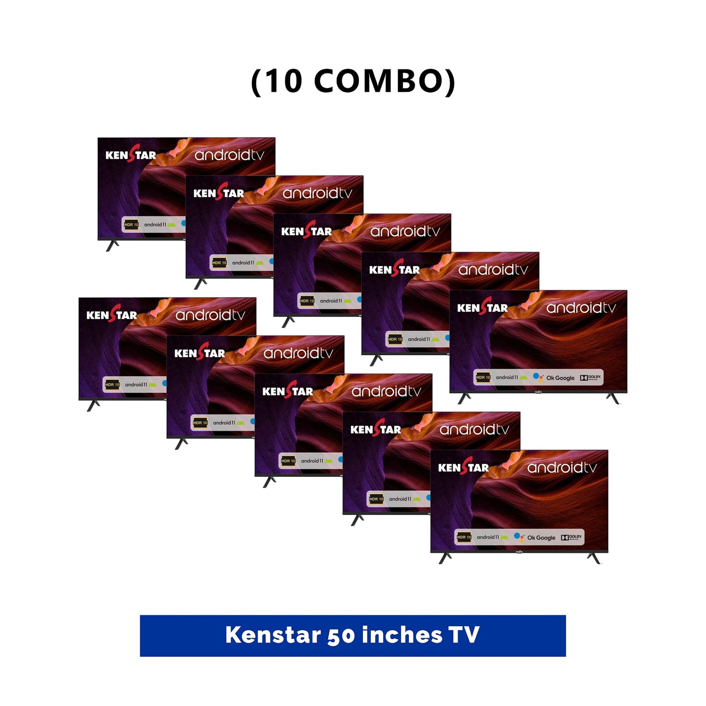 10 UNIT COMBO Kenstar 50 Inches Smart Tv KS-TV50UV5000A - Powered by VIDAA Save β¦148,000! π±π on this Deal