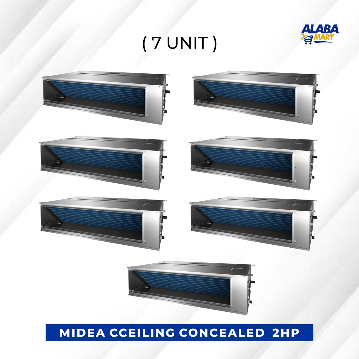 7 UNIT COMBO MIDEA 2HP INVERTER CEILING CONCEALED AIR CONDITIONER MTIU-18HWFNX (COMMERCIAL DUCT). Save ₦258,720! 😱🛒 on this Deal