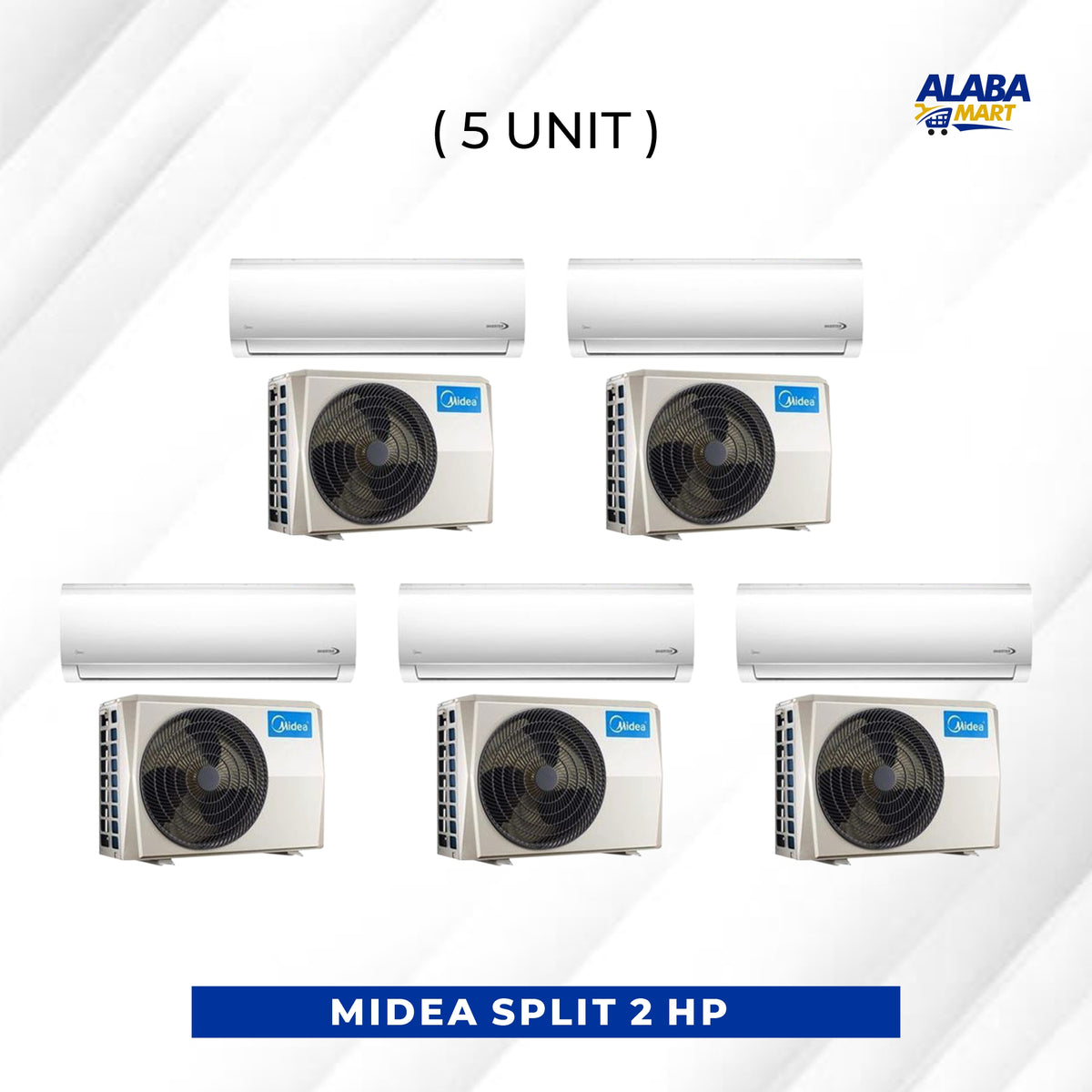 5 UNIT COMBO MIDEA 2HP INVERTER New Platform R32 Air Conditioner MSEF1C-18CRDN8 with Kit. Save ₦57,100! 😱🛒 on this Deal