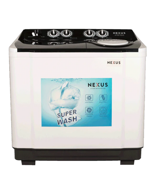 Nexus 13Kg Semi Automatic Twin Tub Washing Machine | NX-WM-13SAK