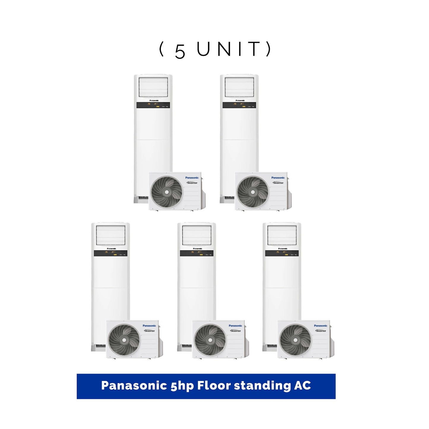 5 UNIT COMBO Panasonic 5hp Inverter Floor Standing Air Conditioner With Nanoe X S-48PB3H5/U-48PSB3H5 Save ₦525,900! 😱🛒 on this Deal