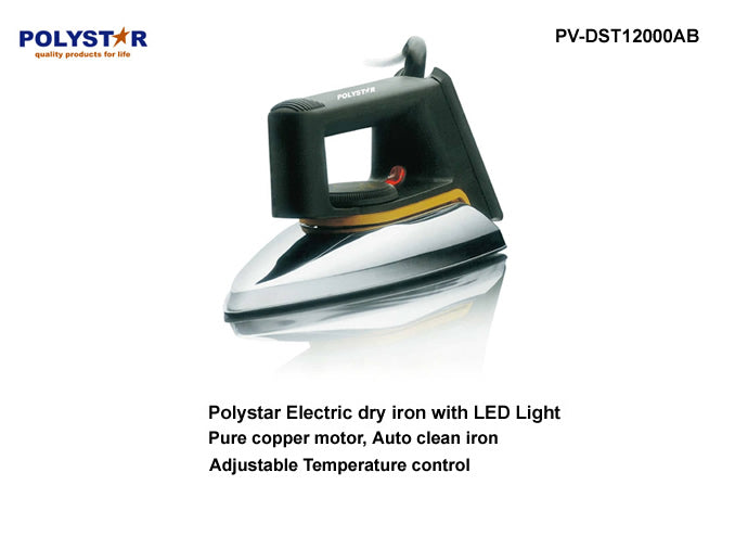 POLYSTAR ELECTRIC DRY IRON PV-DST1200AB