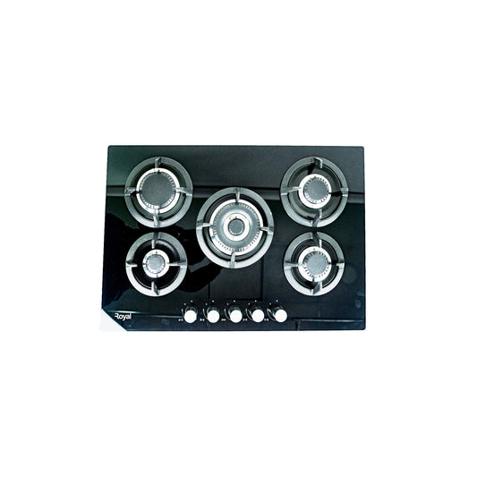 Royal 90cm Built-In Gas Hob with Auto Electric Ignition - RBGH90G5B