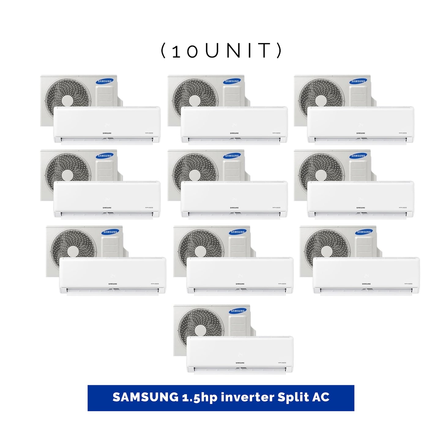 10 UNIT COMBO Samsung 1.5hp Inverter Split Air Conditioner AR12BVHGAWK/AF. Save β¦393,935! π±π on this Deal