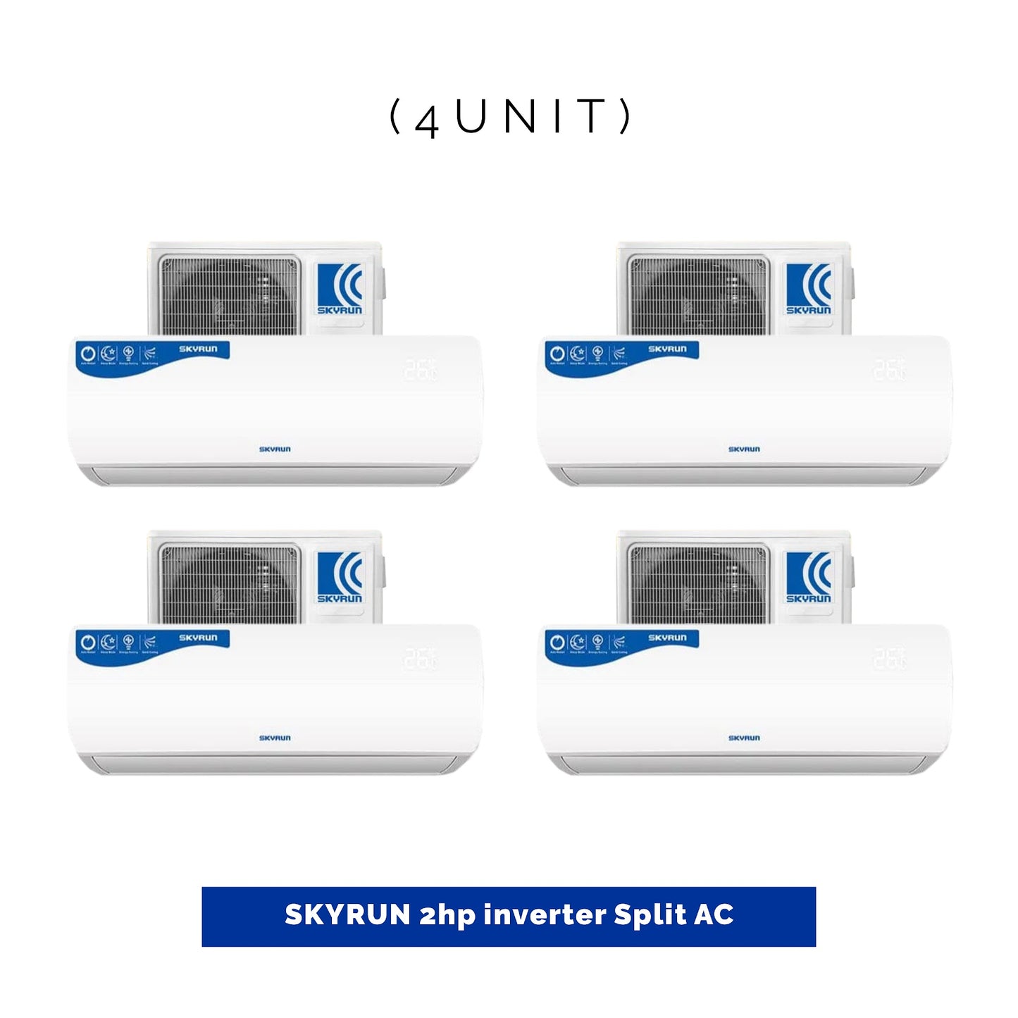 4 UNIT COMBO Skyrun Inverter 2HP-Split Air Conditioner KF-50GWHDI-X9/T.Save ₦125,560! 😱🛒 on this Deal