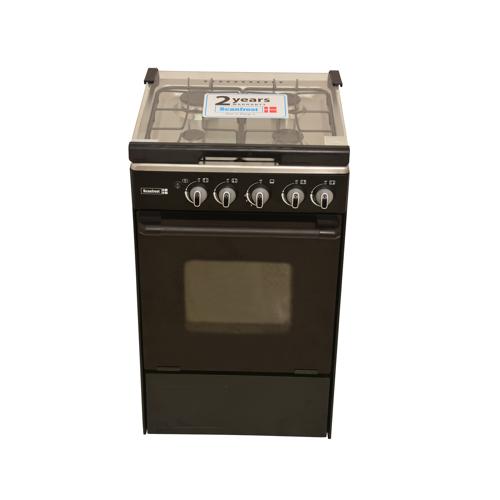 Scanfrost 50X50 4 Gas Burner Standing Cooker With Gas Oven (Black) – CK5400NG