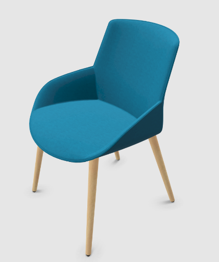 Actiu Noom Series 30 Arm Lounge chair ACTNM3211M76