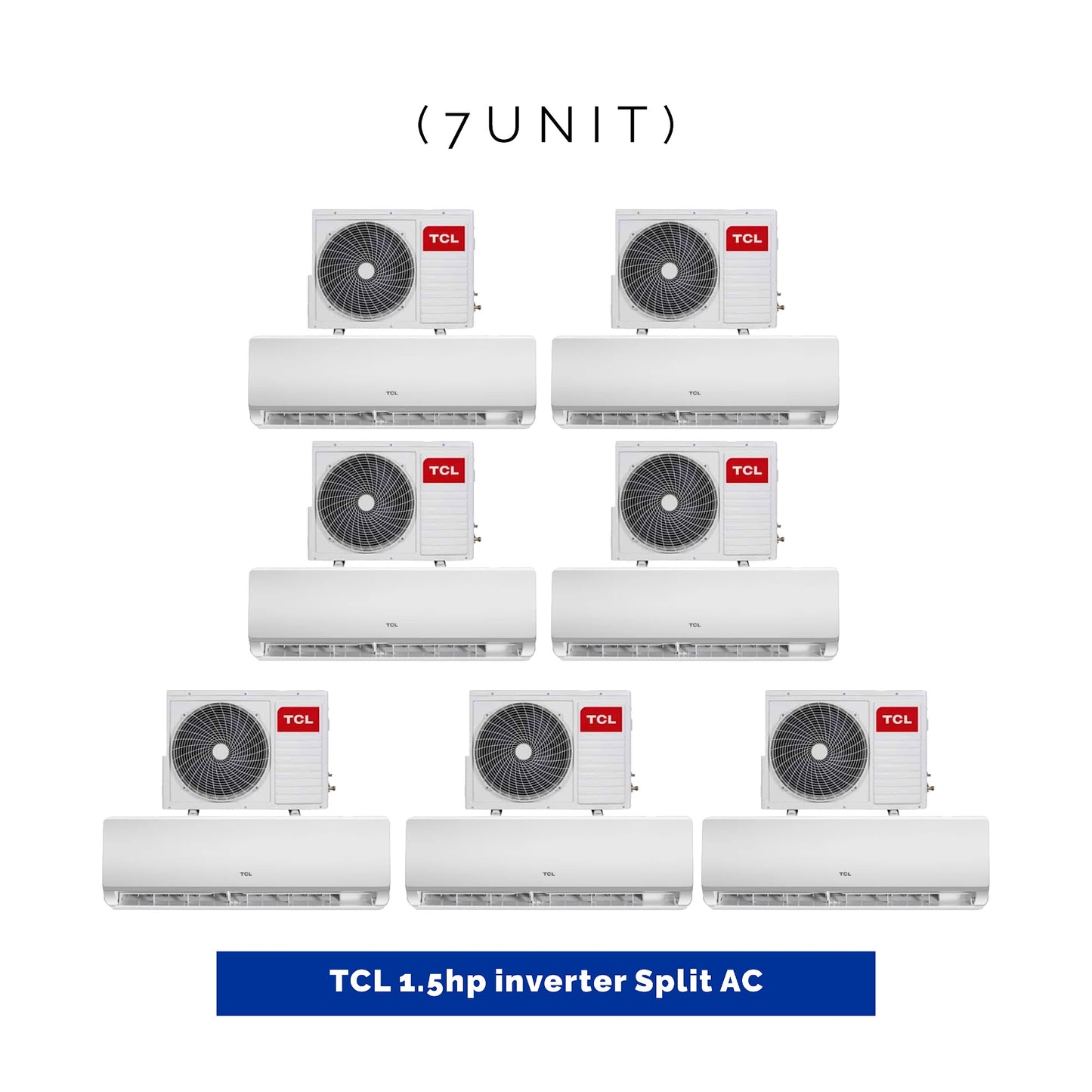 7 UNIT COMBO - TCL 1.5HP Inverter Split Air Conditioner TAC- 12CSD/TPH11IX With Kit. Save β¦165,900! π±π on this Deal